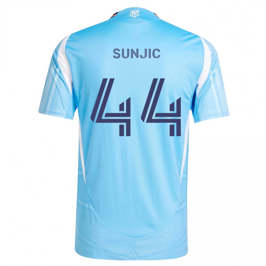 גברים כדורגל Luka Sunjic #44 כחול שמיים לבן ג'רזי ביתית 2026/27