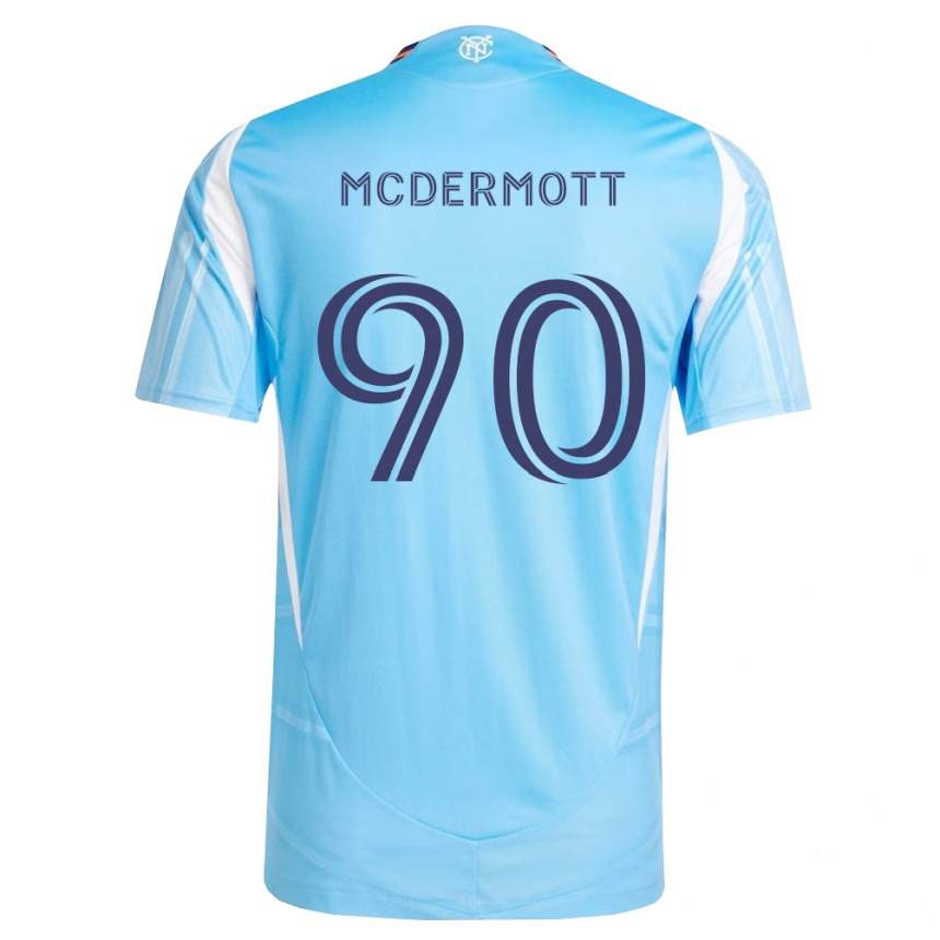 גברים כדורגל Dylan Mcdermott #90 כחול שמיים לבן ג'רזי ביתית 2026/27