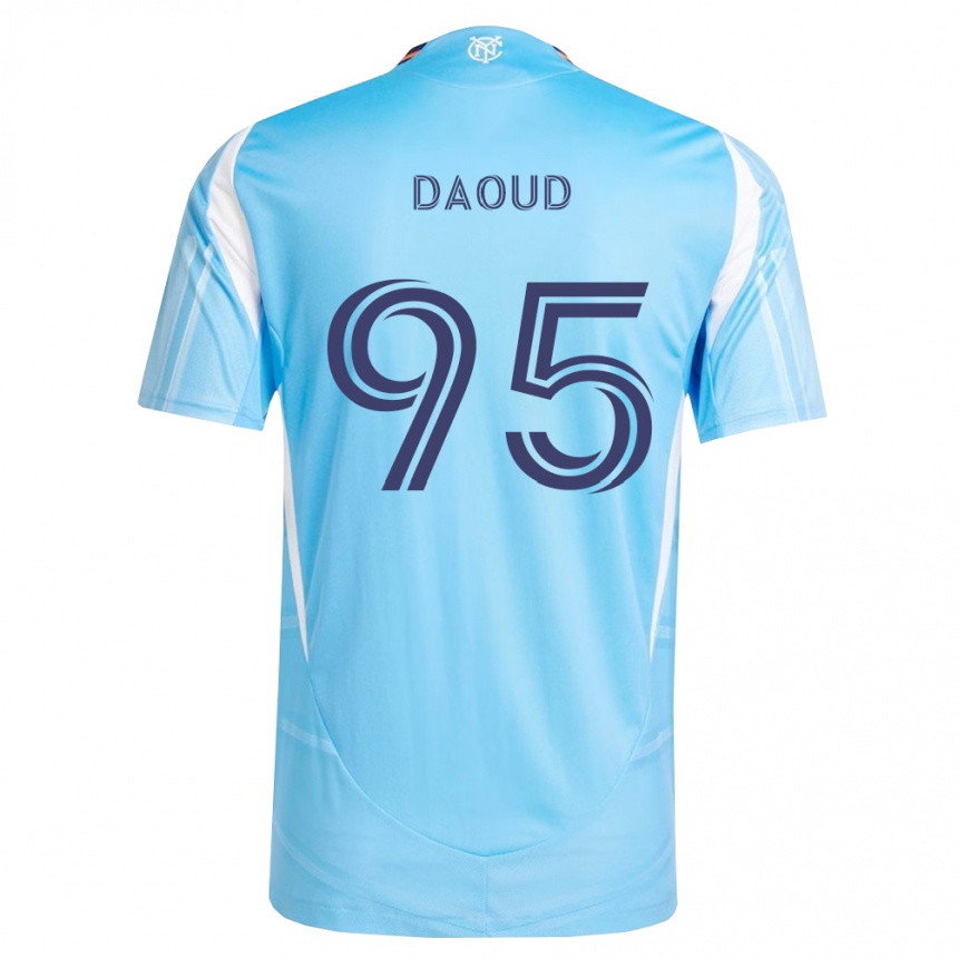 גברים כדורגל Rami Daoud #95 כחול שמיים לבן ג'רזי ביתית 2026/27