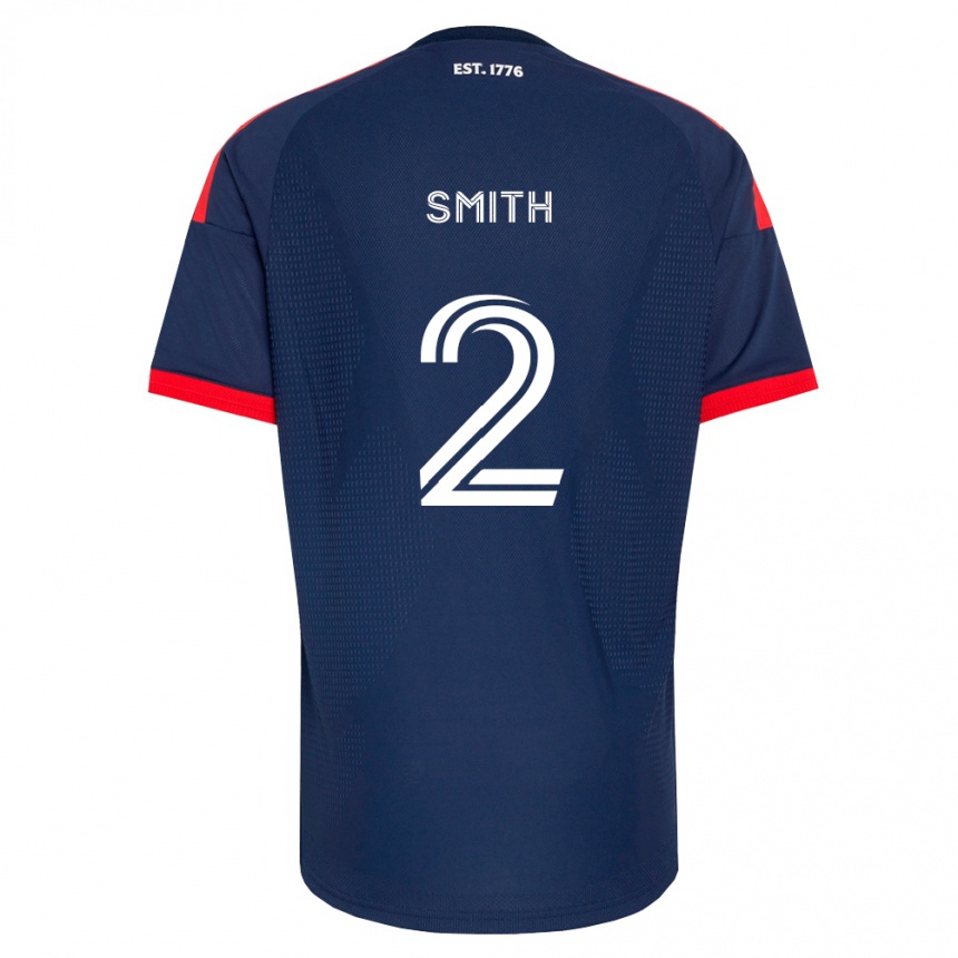 גברים כדורגל Jared Smith #2 כחול מלכותי אדום לבן ג'רזי ביתית 2026/27