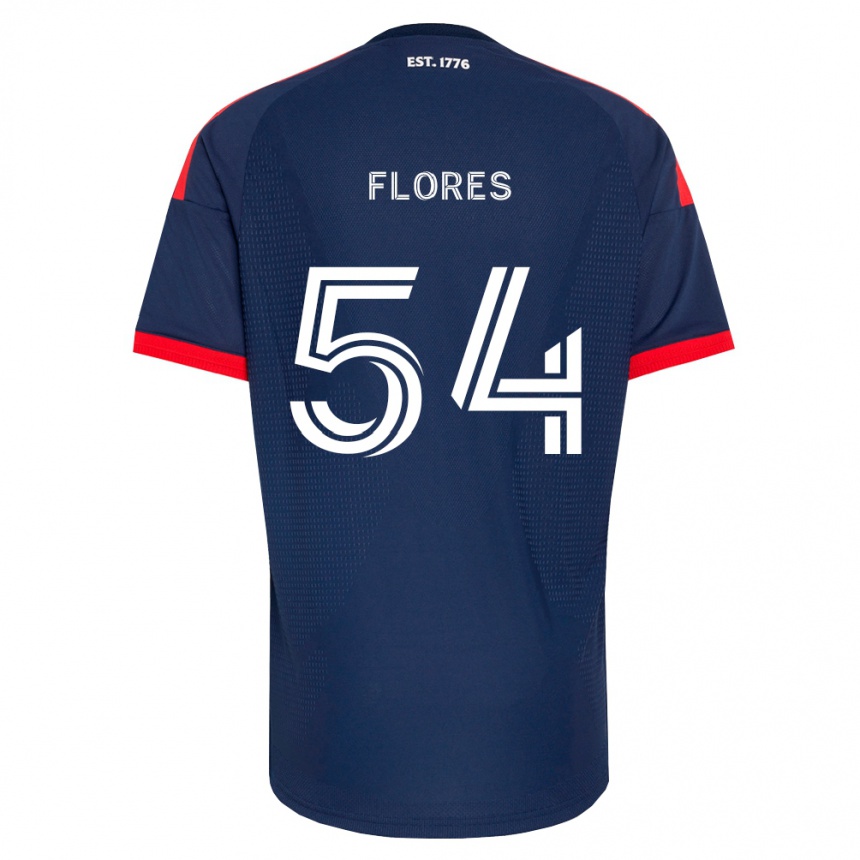 גברים כדורגל Edwin Flores #54 כחול מלכותי אדום לבן ג'רזי ביתית 2026/27
