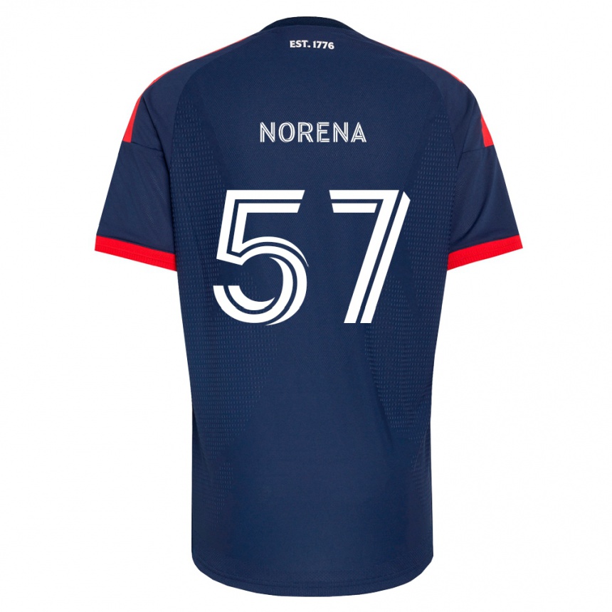 גברים כדורגל Bryan Norena #57 כחול מלכותי אדום לבן ג'רזי ביתית 2026/27