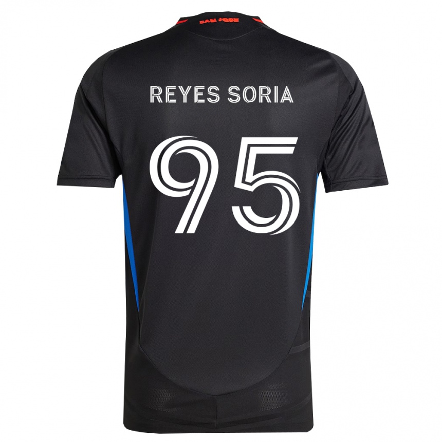 גברים כדורגל Randhu Reyes Soria #95 כחול לבן שחור ג'רזי ביתית 2026/27