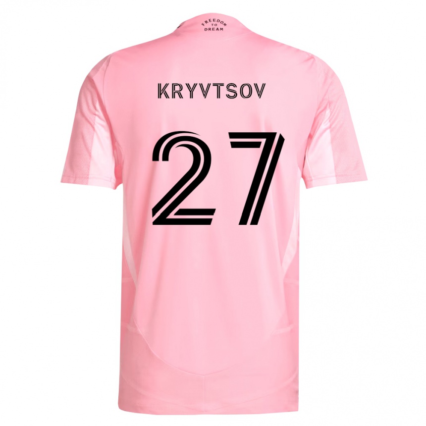 גברים כדורגל סרגיי קריבצוב #27 ורוד שחור ג'רזי ביתית 2026/27 גברים כדורגל סרגיי קריבצוב #27 ורוד שחור ג'רזי ביתית 2026/27