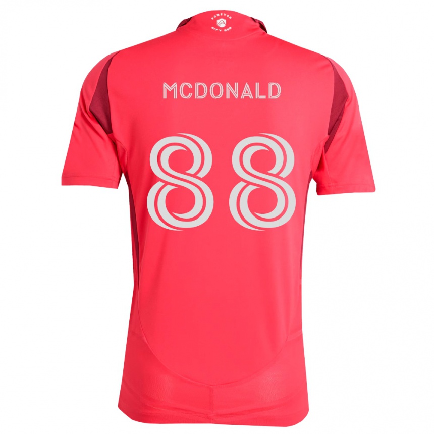 גברים כדורגל Patrick Mcdonald #88 מג'נטה לבן ג'רזי ביתית 2026/27