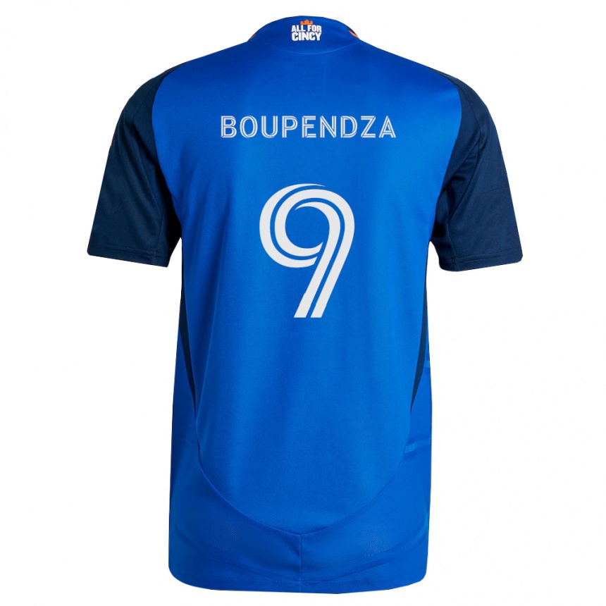 גברים כדורגל ארון בופנדזה #9 כחול מלכותי כתום ג'רזי ביתית 2026/27