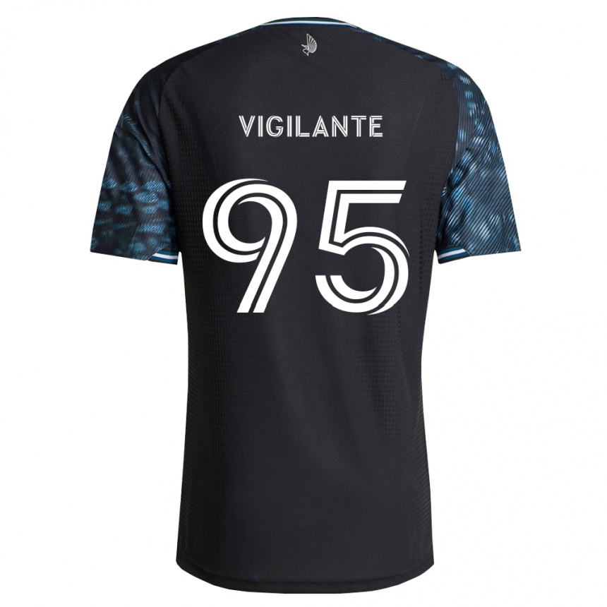 גברים כדורגל Sam Vigilante #95 שחור לבן ג'רזי ביתית 2026/27