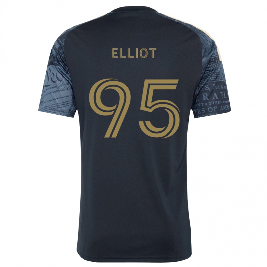 גברים כדורגל Daniel Elliot #95 כחול צי חום ג'רזי ביתית 2026/27