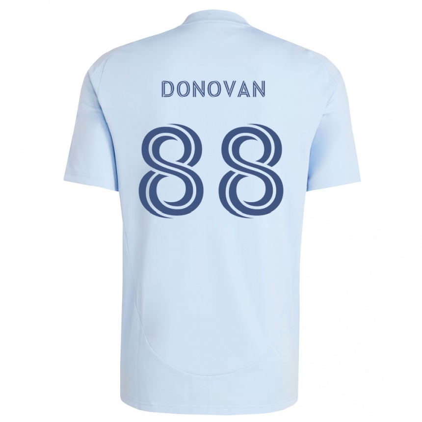גברים כדורגל Shane Donovan #88 כחול בהיר אפור בהיר ג'רזי ביתית 2026/27