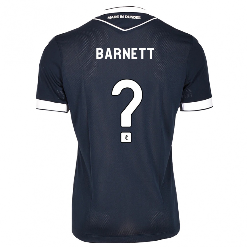 גברים כדורגל Alex Barnett #0 כחול חצות לבן ג'רזי ביתית 2026/27