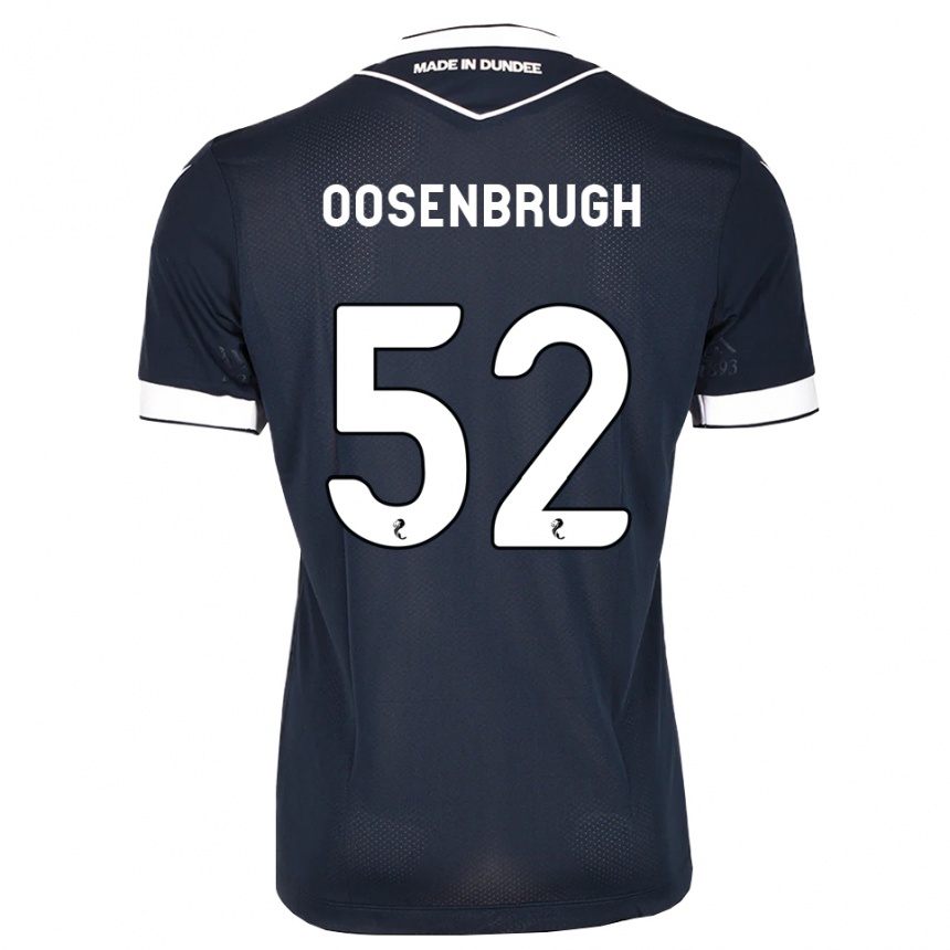 גברים כדורגל Charley Oosenbrugh #52 כחול חצות לבן ג'רזי ביתית 2026/27