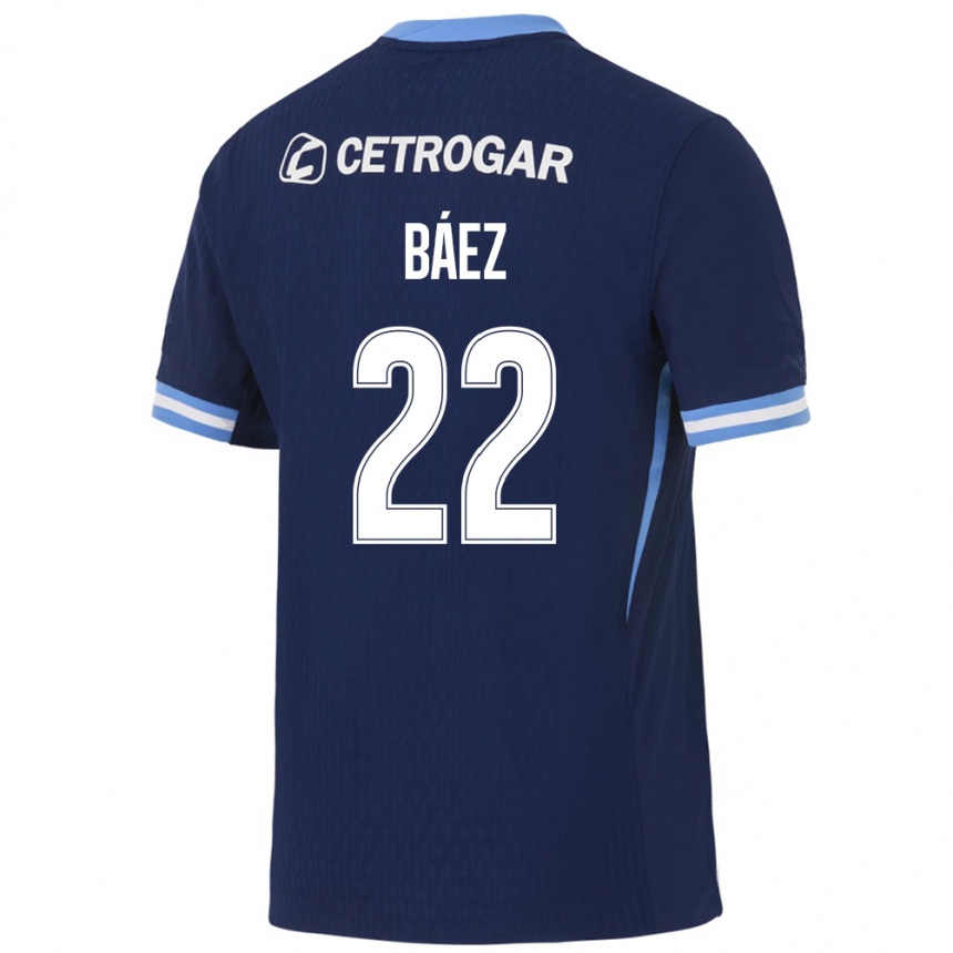 גברים כדורגל Santino Báez #22 כחול מלכותי כחול בהיר לבן הרחק ג'רזי 2026/27