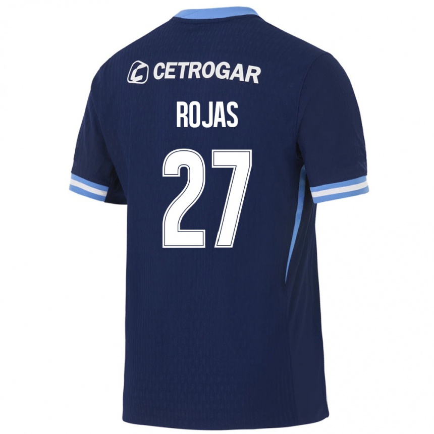 גברים כדורגל Gabriel Rojas #27 כחול מלכותי כחול בהיר לבן הרחק ג'רזי 2026/27