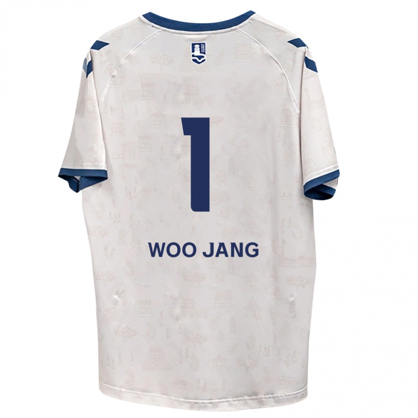 גברים כדורגל Jo Woo-Jang #1 כחול מלכותי לבן הרחק ג'רזי 2026/27