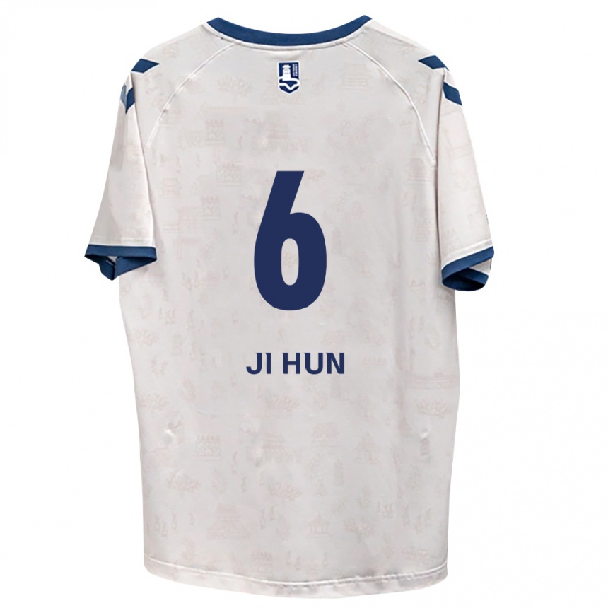 גברים כדורגל Ji-Hun Kim #6 כחול מלכותי לבן הרחק ג'רזי 2026/27