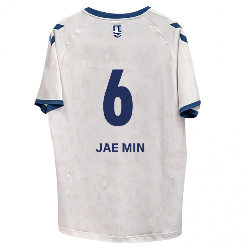 גברים כדורגל Jae-Min Chun #6 כחול מלכותי לבן הרחק ג'רזי 2026/27