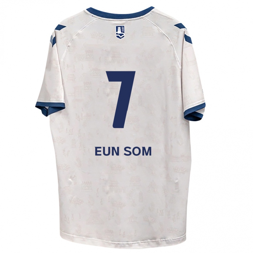 גברים כדורגל Kwon Eun-Som #7 כחול מלכותי לבן הרחק ג'רזי 2026/27