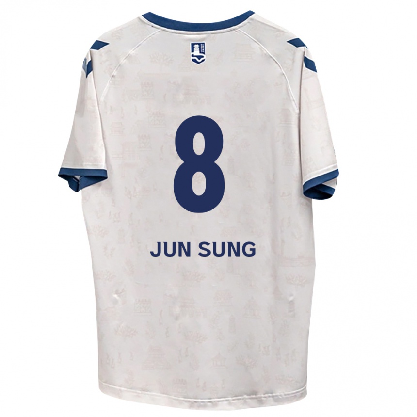 גברים כדורגל Jun-Sung Lee #8 כחול מלכותי לבן הרחק ג'רזי 2026/27
