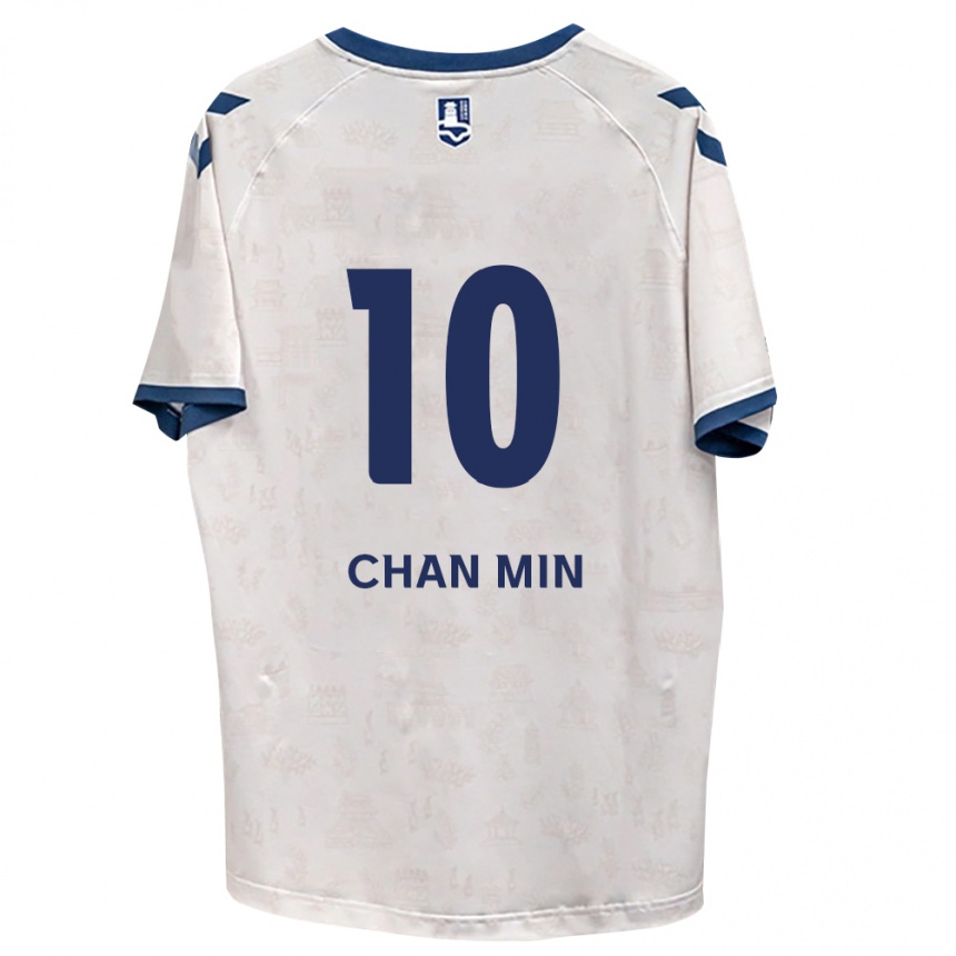 גברים כדורגל Chan-Min Lee #10 כחול מלכותי לבן הרחק ג'רזי 2026/27