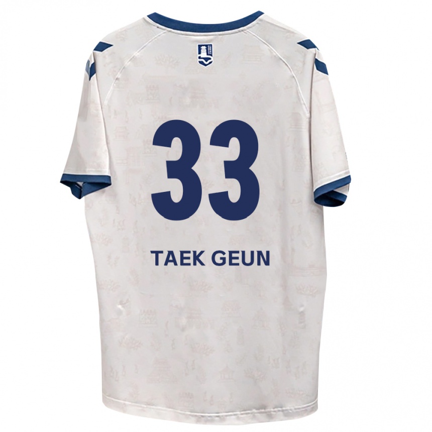 גברים כדורגל Taek-Geun Lee #33 כחול מלכותי לבן הרחק ג'רזי 2026/27