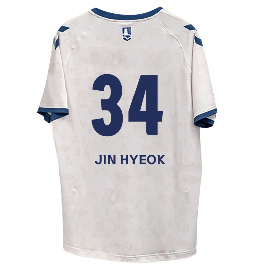 גברים כדורגל Jin-Hyeok Choi #34 כחול מלכותי לבן הרחק ג'רזי 2026/27