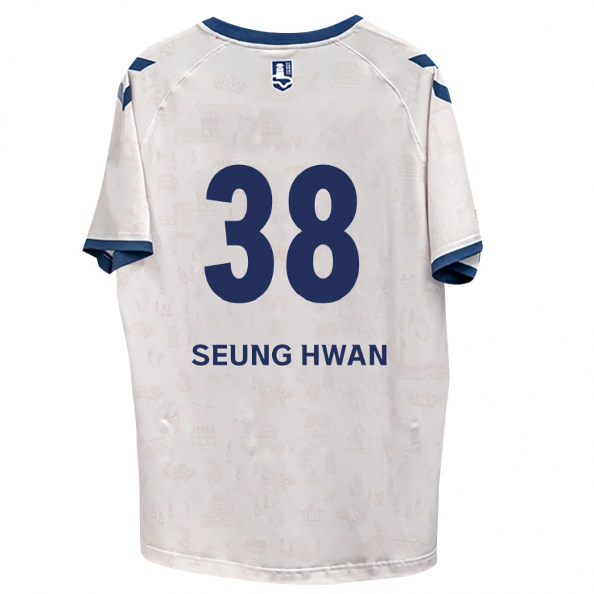 גברים כדורגל Seung-Hwan Baek #38 כחול מלכותי לבן הרחק ג'רזי 2026/27