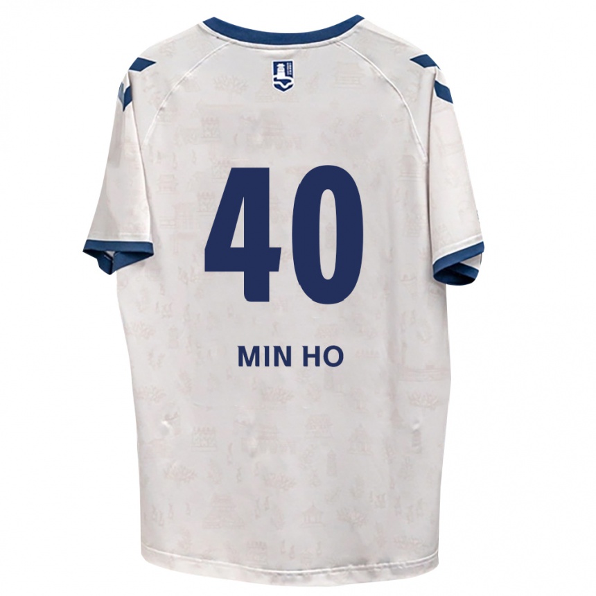 גברים כדורגל Min-Ho Kim #40 כחול מלכותי לבן הרחק ג'רזי 2026/27