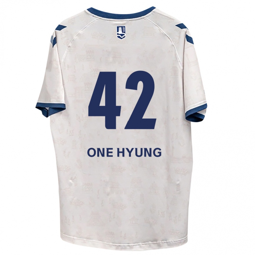 גברים כדורגל One-Hyung Kim #42 כחול מלכותי לבן הרחק ג'רזי 2026/27
