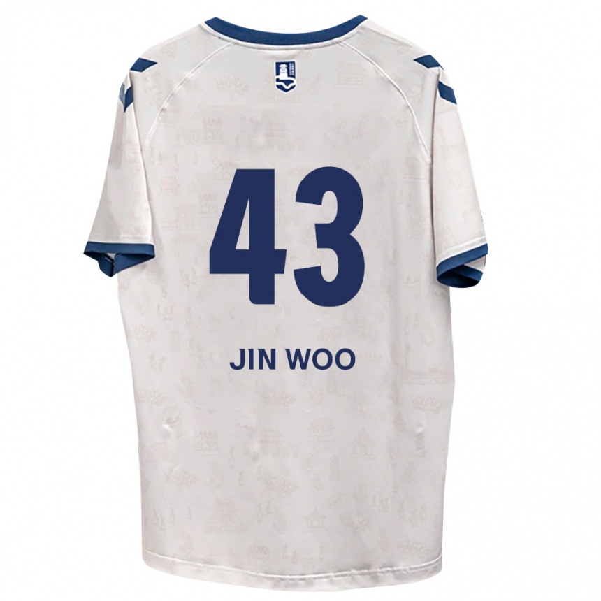גברים כדורגל Jin-Woo Park #43 כחול מלכותי לבן הרחק ג'רזי 2026/27