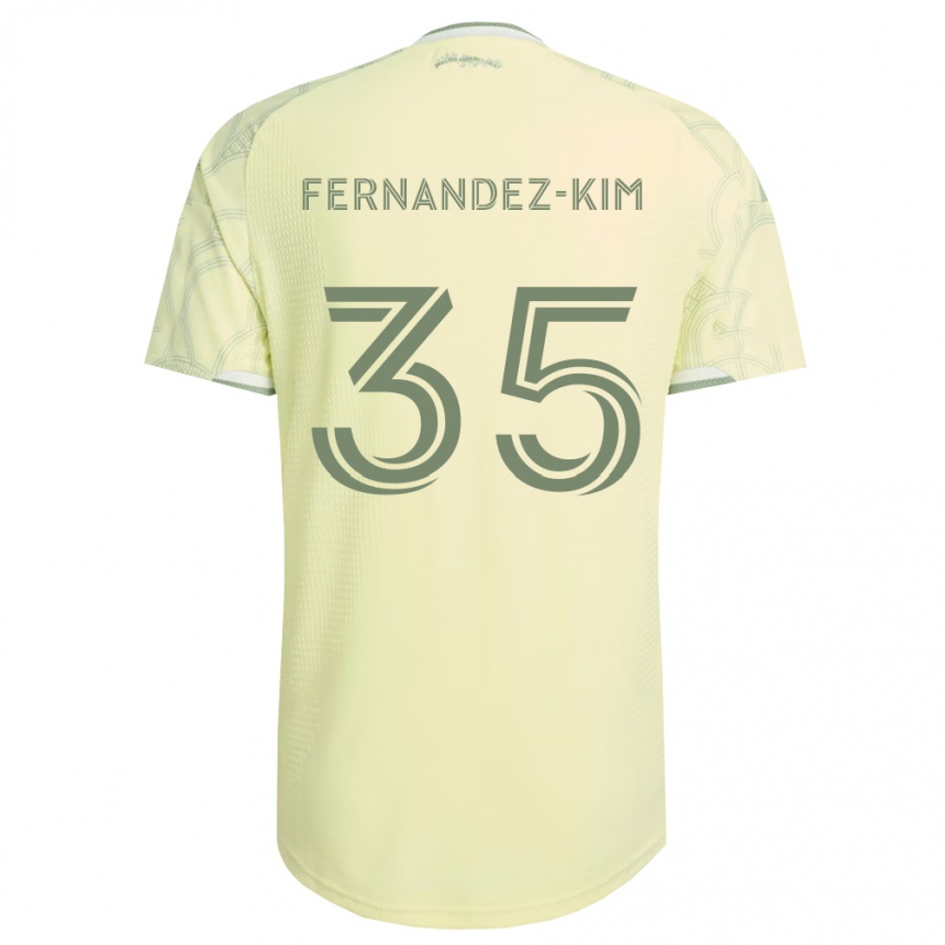 גברים כדורגל Lucas Fernandez-Kim #35 בז' לבן הרחק ג'רזי 2026/27