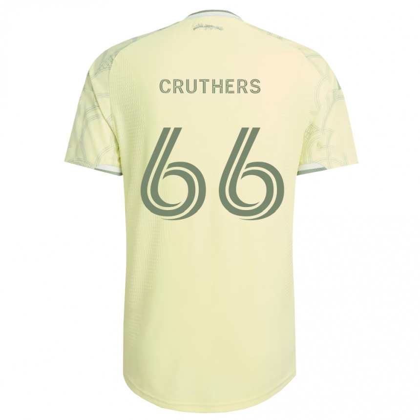 גברים כדורגל Cole Cruthers #66 בז' לבן הרחק ג'רזי 2026/27