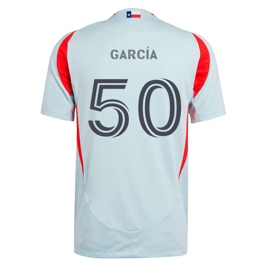 גברים כדורגל Diego García #50 אפור כהה לבן אדום הרחק ג'רזי 2026/27