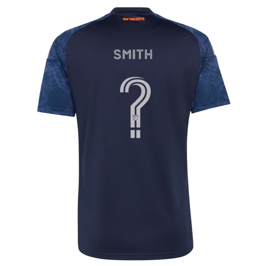 גברים כדורגל Kieran Smith #0 כחול עמוק לבן הרחק ג'רזי 2026/27