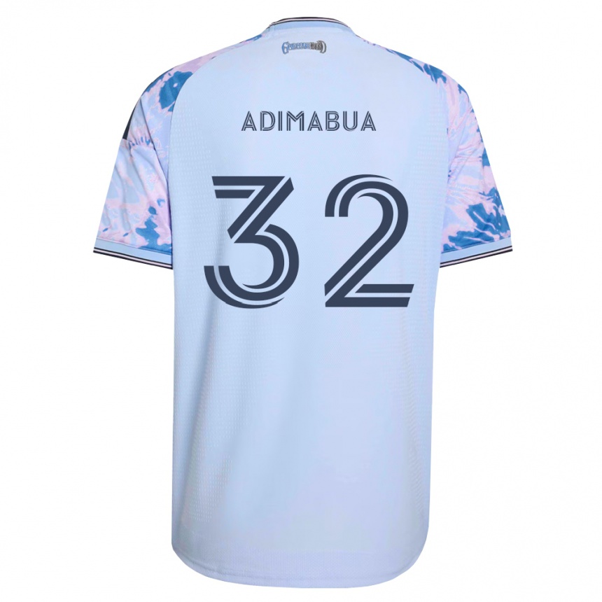 גברים כדורגל Nonso Adimabua #32 כחול מלכותי לבן שחור הרחק ג'רזי 2026/27