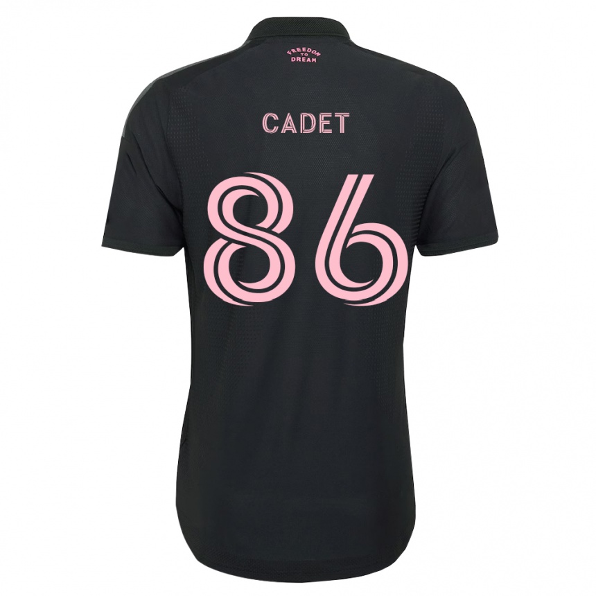 גברים כדורגל Zidane Cadet #86 ורוד שחור לבן הרחק ג'רזי 2026/27