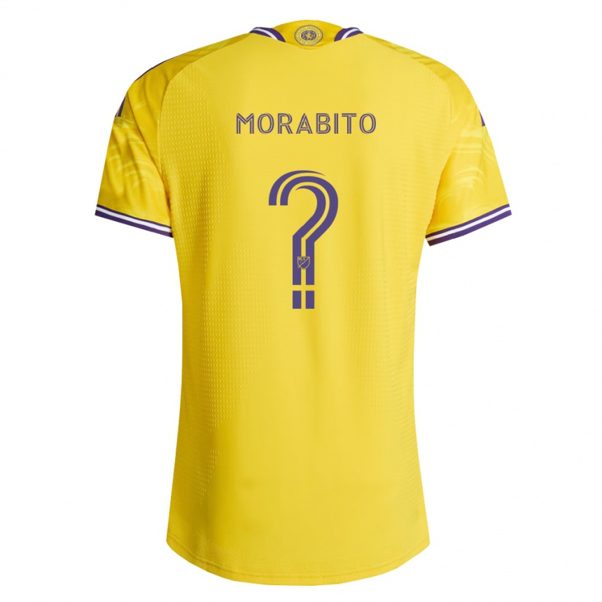 גברים כדורגל Massimo Morabito #0 סגול צהוב הרחק ג'רזי 2026/27