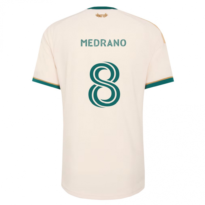 גברים כדורגל Keven Medrano #8 ירוק שמפניה הרחק ג'רזי 2026/27
