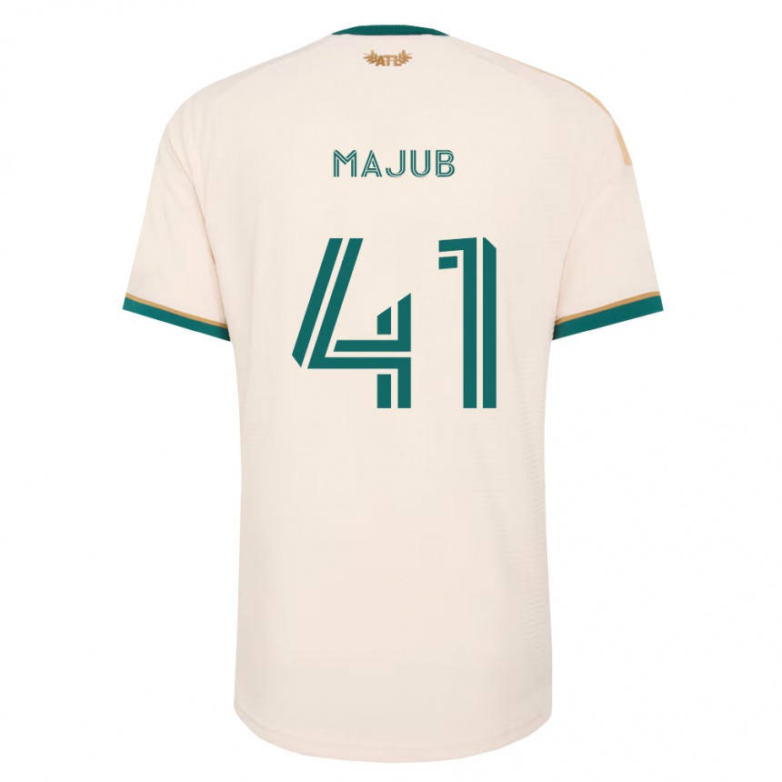 גברים כדורגל Toto Majub #41 ירוק שמפניה הרחק ג'רזי 2026/27