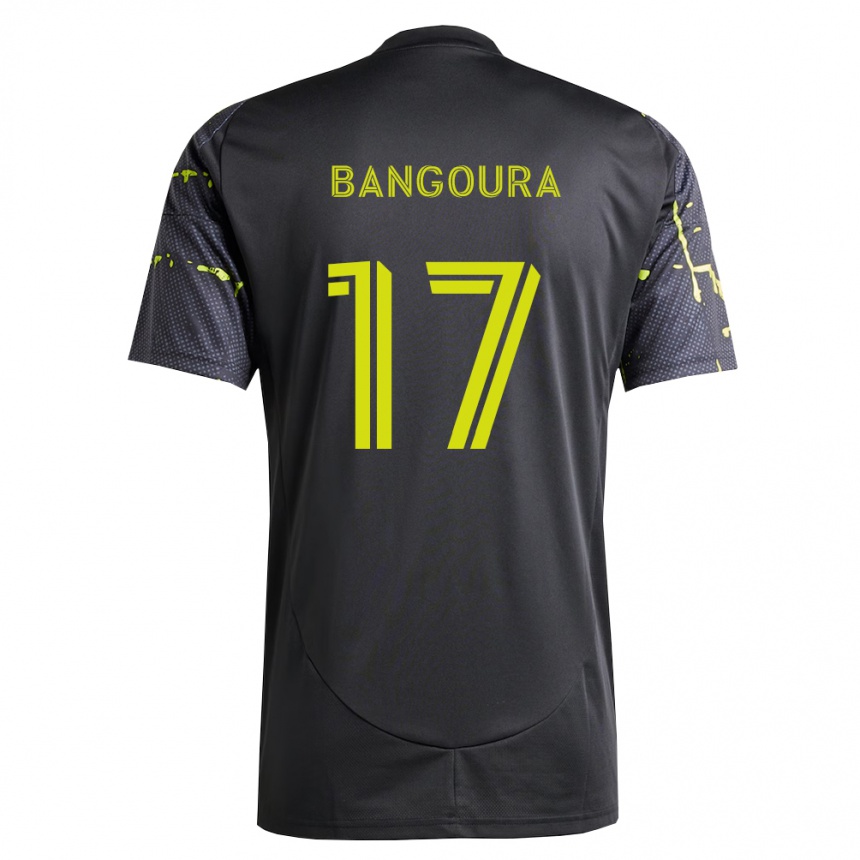 גברים כדורגל Sekou Bangoura #17 צהוב ניאון שחור הרחק ג'רזי 2026/27