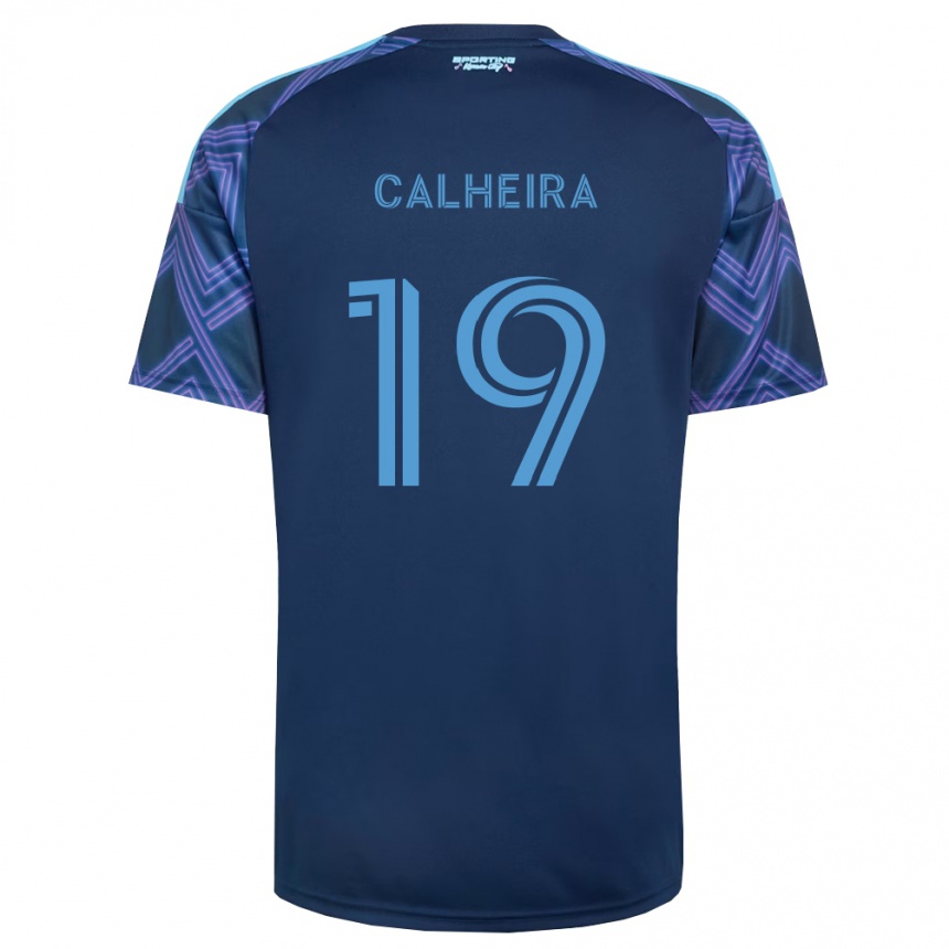 גברים כדורגל Taylor Calheira #19 כחול מלכותי סגול הרחק ג'רזי 2026/27