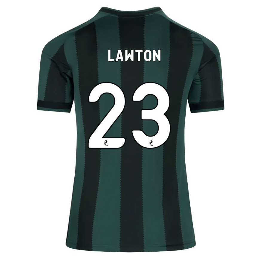 גברים כדורגל Emma Lawton #23 אפור דהוי שחור הרחק ג'רזי 2026/27