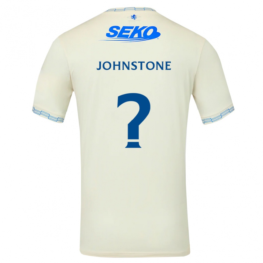 גברים כדורגל Ollie Johnstone #0 כחול שמיים עמוק לבן הרחק ג'רזי 2026/27