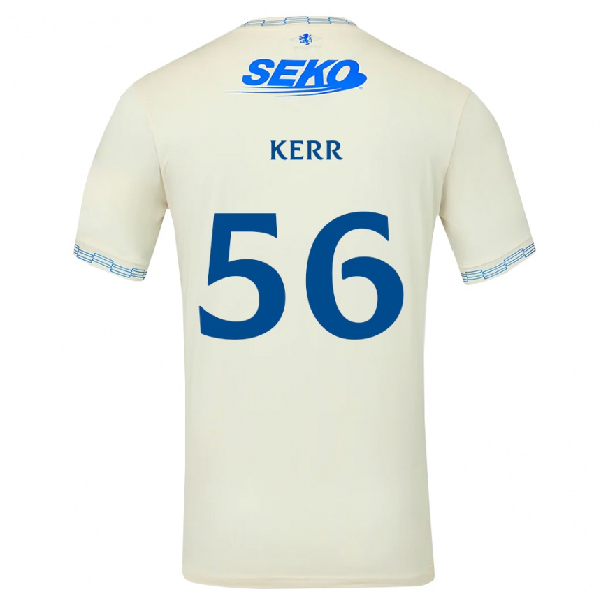 גברים כדורגל אראן קר #56 כחול שמיים עמוק לבן הרחק ג'רזי 2026/27