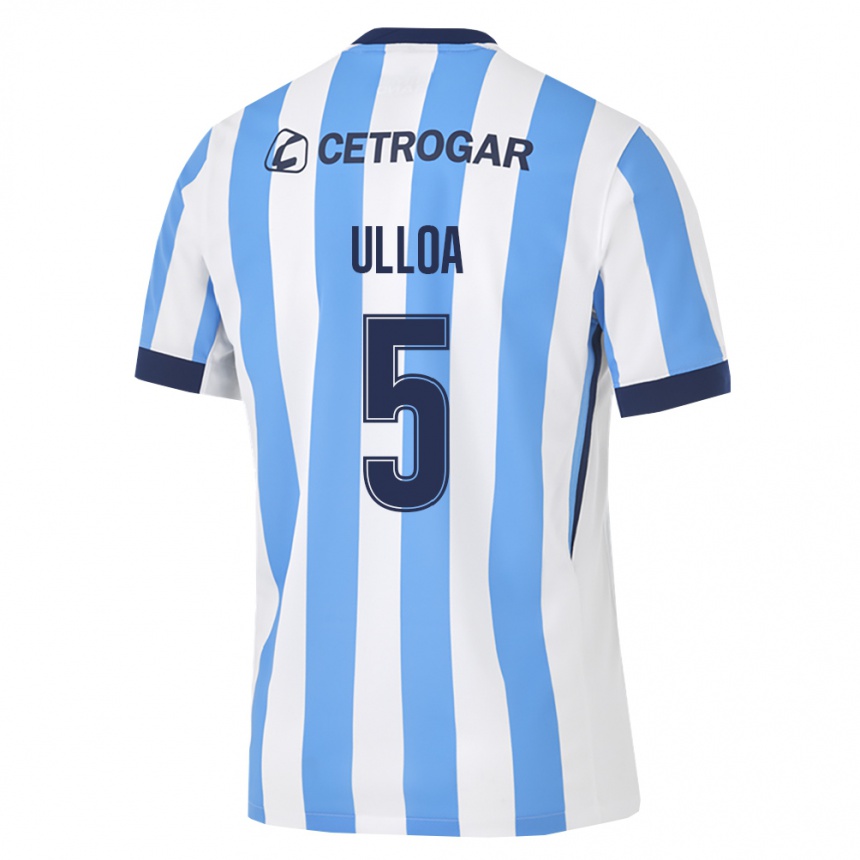 נשים כדורגל Camila Ulloa #5 כחול בהיר לבן שחור ג'רזי ביתית 2026/27 נשים כדורגל Camila Ulloa #5 כחול בהיר לבן שחור ג'רזי ביתית 2026/27