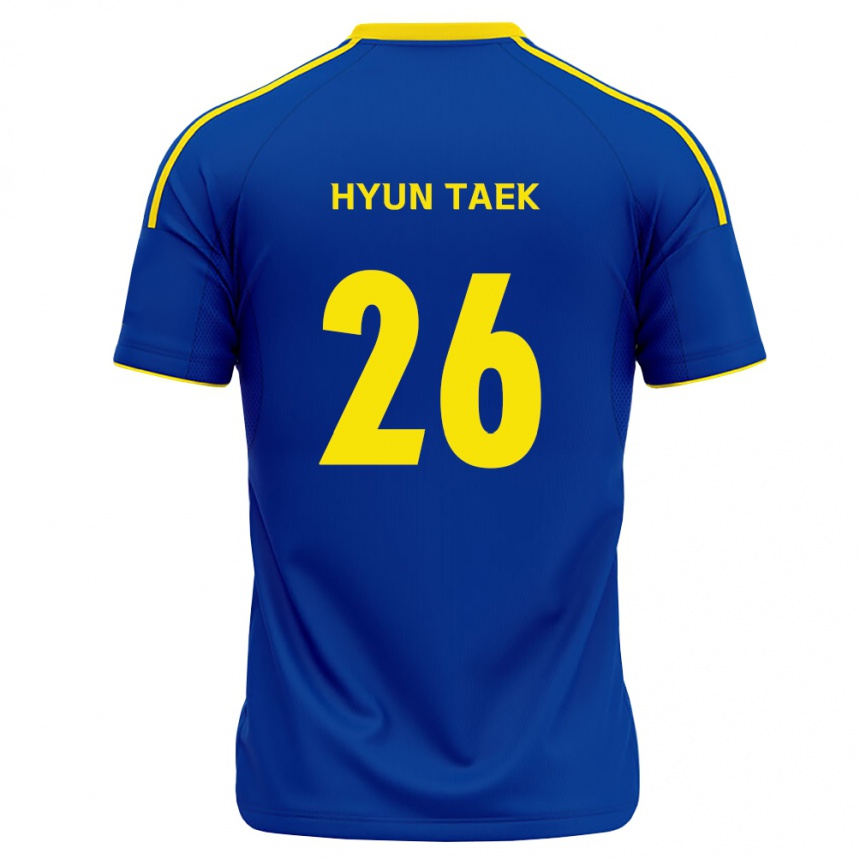 נשים כדורגל Hyun-Taek Cho #26 כחול מלכותי צהוב ג'רזי ביתית 2026/27