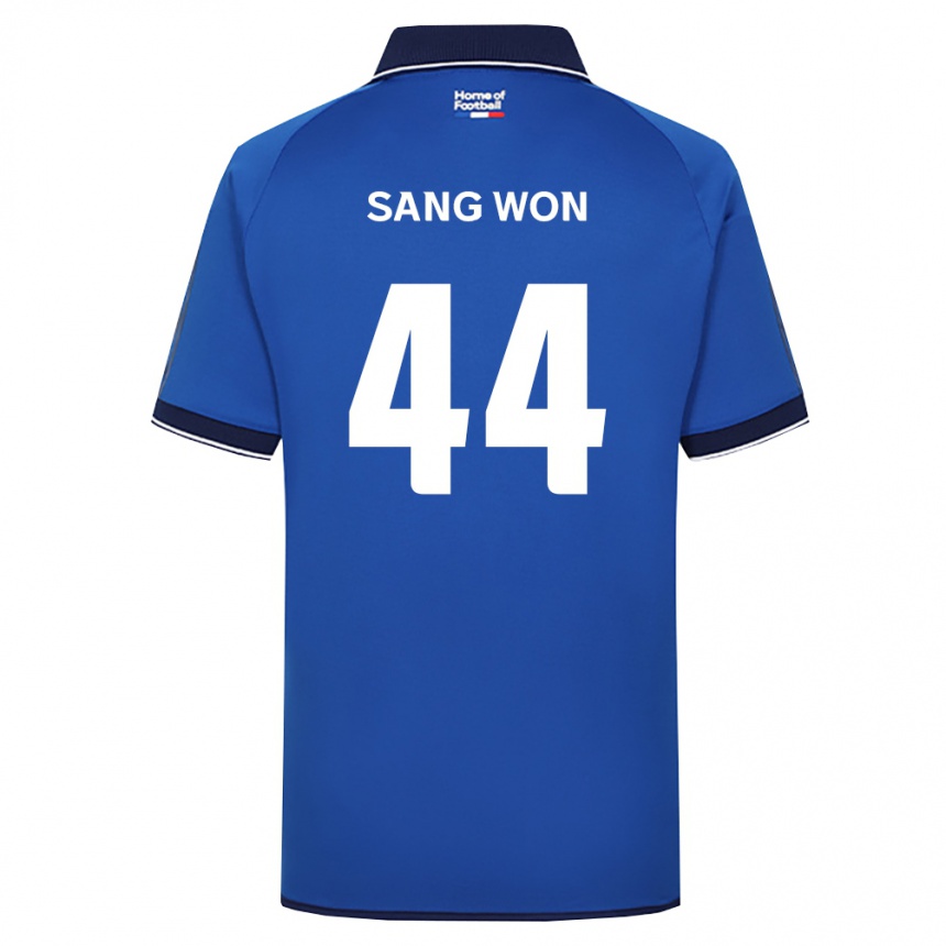 נשים כדורגל Sang-Won Hong #44 כחול מלכותי לבן אדום ג'רזי ביתית 2026/27
