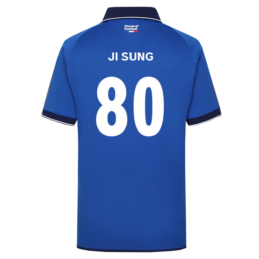 נשים כדורגל Ji-Sung Kim #80 כחול מלכותי לבן אדום ג'רזי ביתית 2026/27