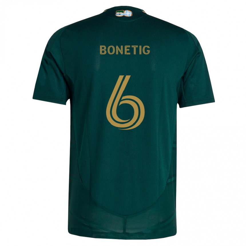 נשים כדורגל Alex Bonetig #6 ירוק כהה חום ג'רזי ביתית 2026/27