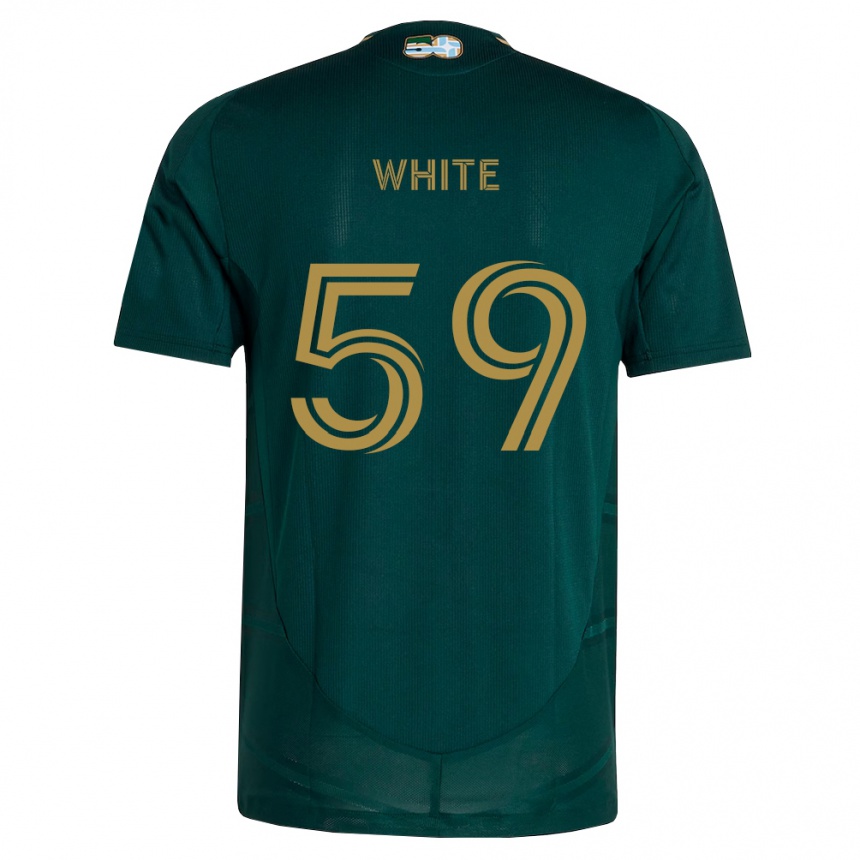 נשים כדורגל Dario White #59 ירוק כהה חום ג'רזי ביתית 2026/27