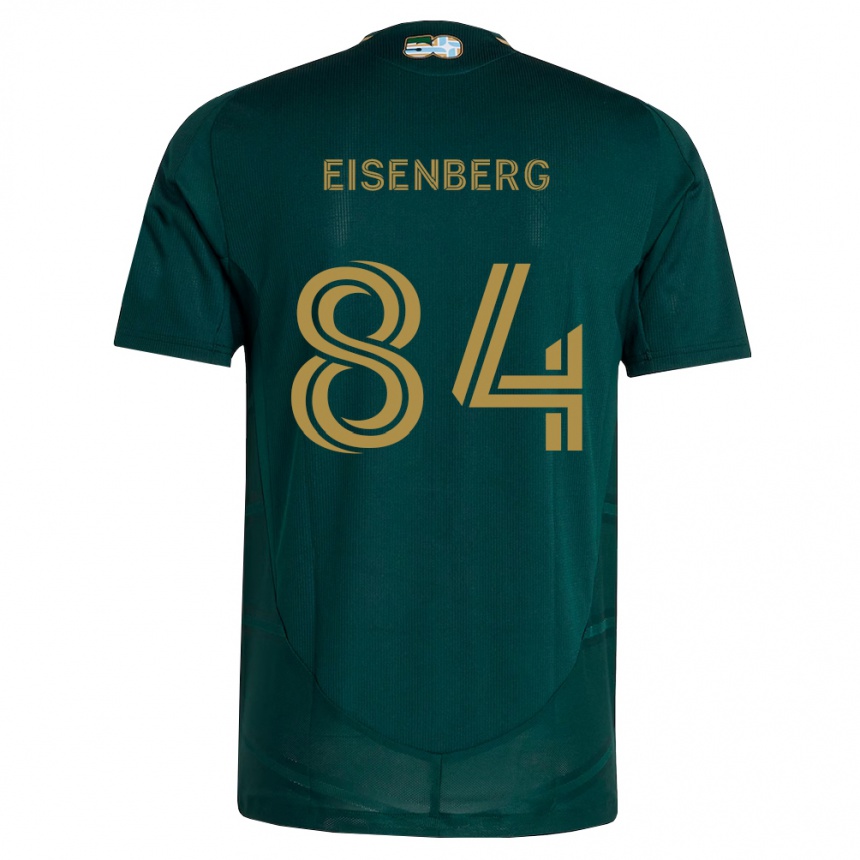 נשים כדורגל Max Eisenberg #84 ירוק כהה חום ג'רזי ביתית 2026/27